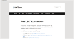 Desktop Screenshot of lsatprep180.com