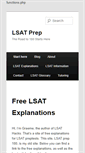 Mobile Screenshot of lsatprep180.com